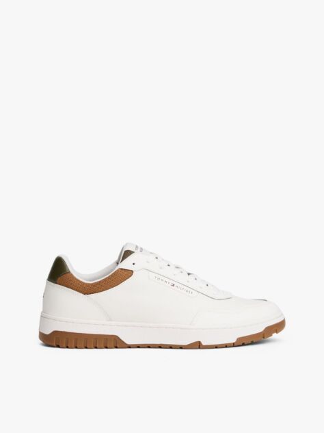 Bej Sneakers De Baschet Cu Talpa Din Piele  Barbati