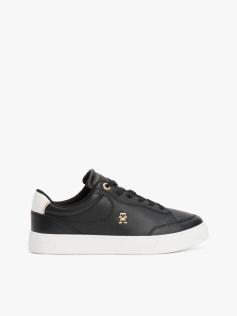 Negru Pantofi Sport Din Piele TH Monogram  Femei