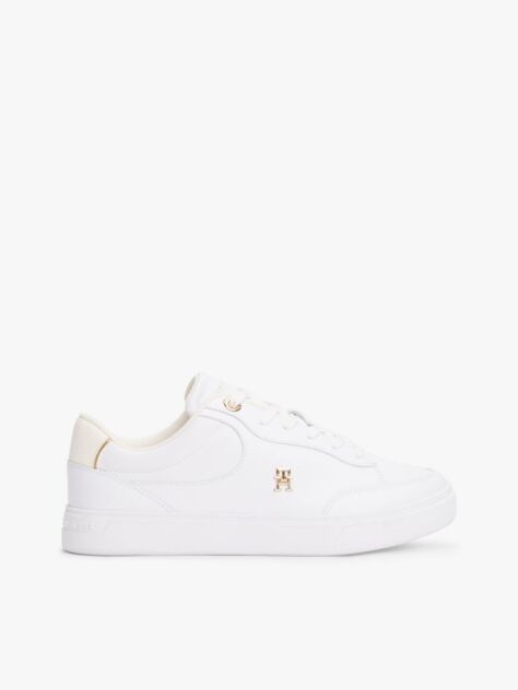 Alb Pantofi Sport Din Piele TH Monogram  Femei