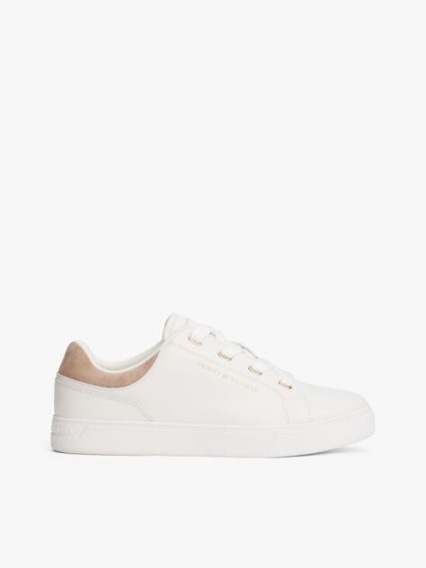Bej Sneakers Cu Talpa Din Piele  Femei
