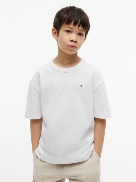 White Logo Graphic T-Shirt  Boys