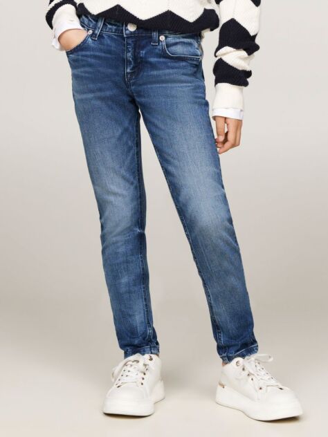 Blue Jeansi Skinny Nora Decolorati  Fete