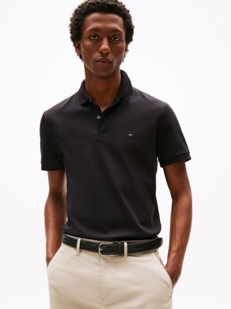 Black Luxury Interlock Regular Polo Shirt  Men