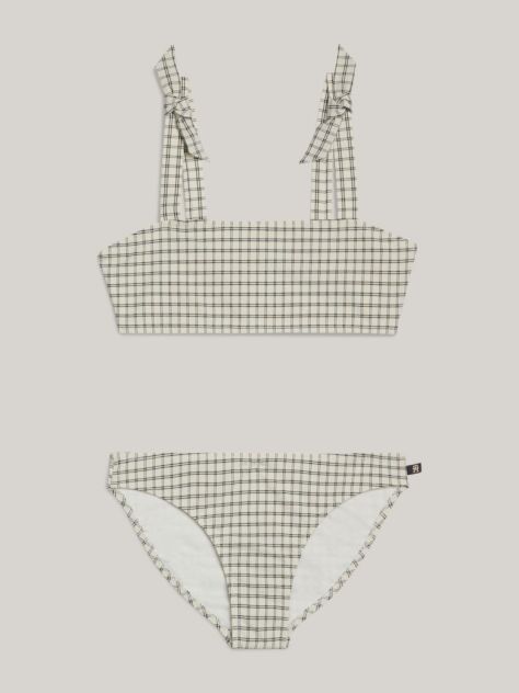 Multi Set De Baie Retro Cu Sutien Bralette Si Funda  Fete