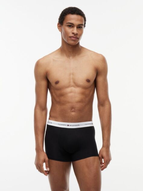 Multi 3-Pack Signature Repeat Logo Waistband Trunks  Men