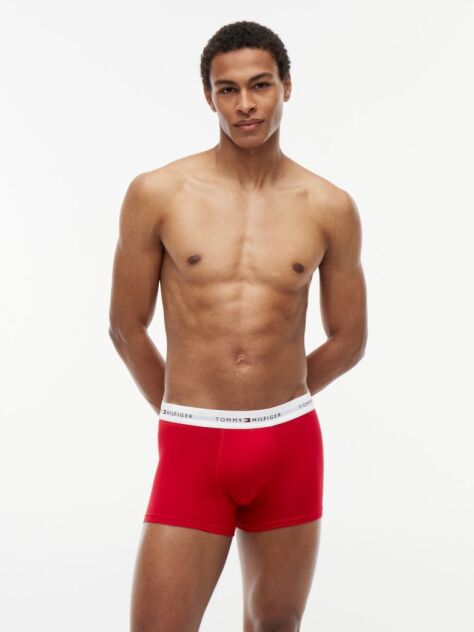 Multi 3-Pack Signature Repeat Logo Waistband Trunks  Men
