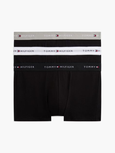 Multi 3-Pack Signature Repeat Logo Waistband Trunks  Men