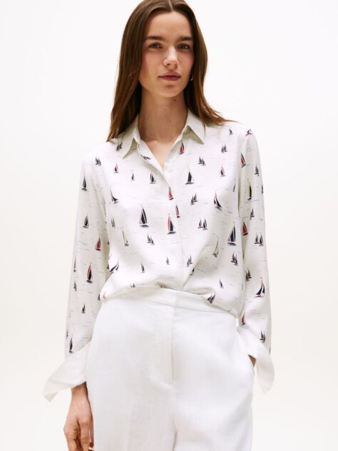 Multi Regular Fit Print Shirt  Women