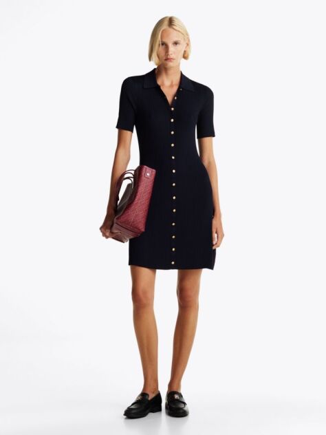 Multi Rochie Polo Mini Cu Nasturi  Femei
