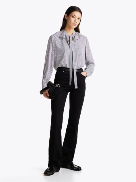 Black Black Mid Rise Bootcut Jeans  Women