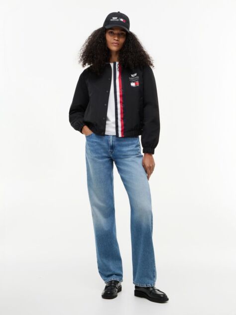 Negru TH x Cadillac Formula 1® Team Jacheta Cu Logo  Femei