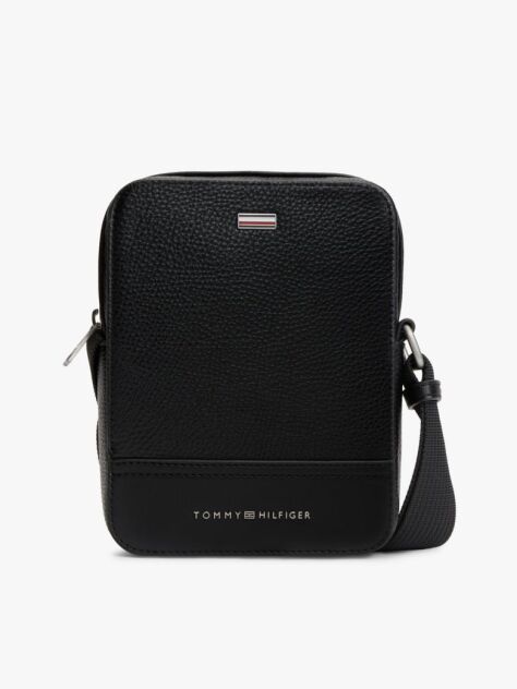 Black Crossbody Reporter Bag  Men