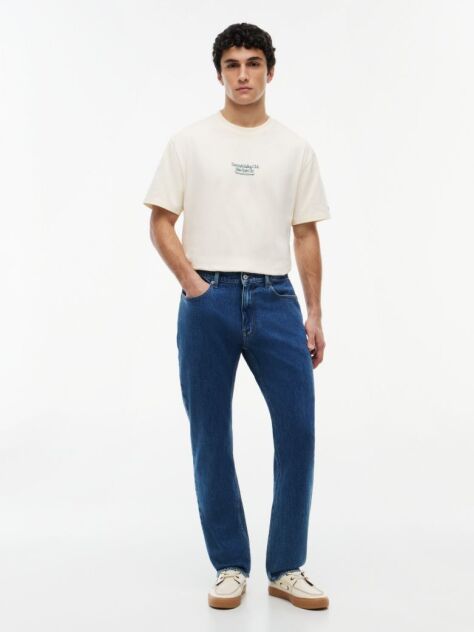 Denim Blugi Ryan Drepti Cu Croiala Slim  Barbati