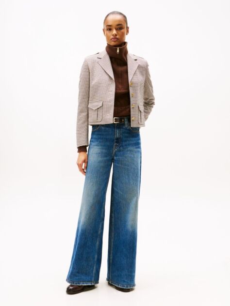 Blue 7s High Rise Wide Leg Jeans  Women