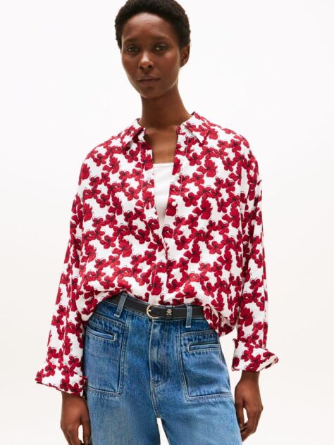 Multi Relaxed Fit Textured Shirt  Women