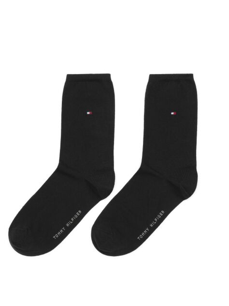 Black 2-Pack Stretch Cotton Blend Women Socks  Women