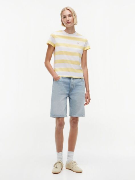 Multi T-Shirt Din Jersey Cu Steag  Femei