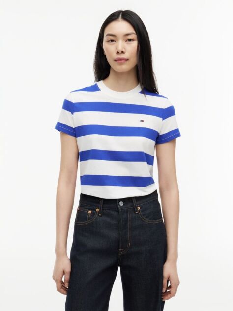 Multi T-Shirt Din Jersey Cu Steag  Femei