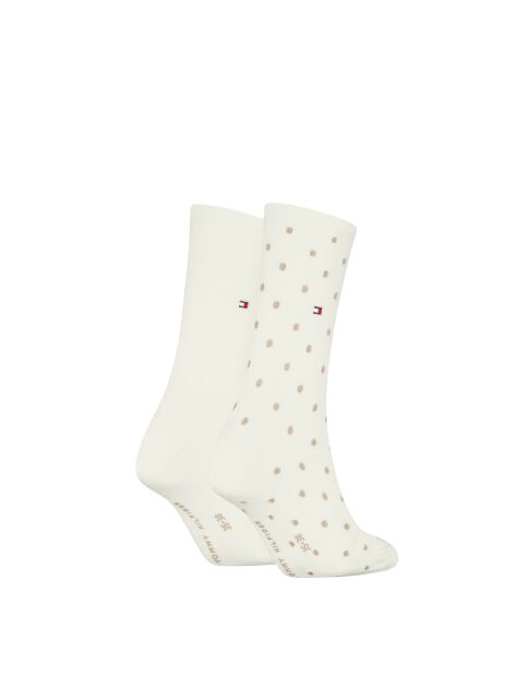 White 2-Pack Tommy Hilfiger Dot Women's Socks  Women