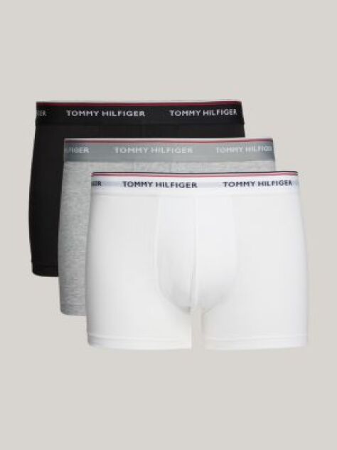 Multi 3-Pack Boxeri Cu Logo Repetat Premium Essential  Barbati
