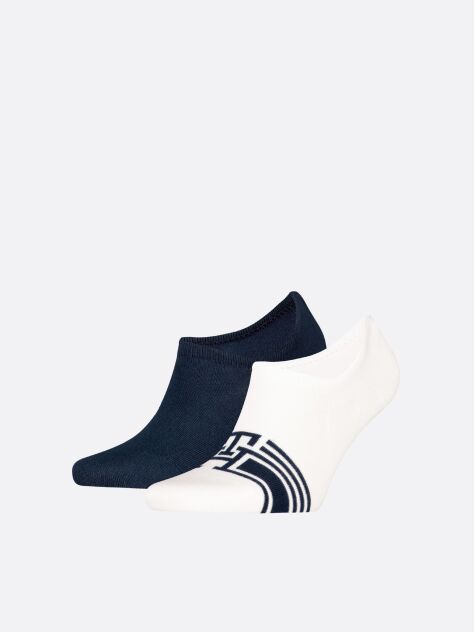 Alb 2 Pack - Sosete Invisible Footie Pentru Barbati Tommy Hilfiger  Barbati