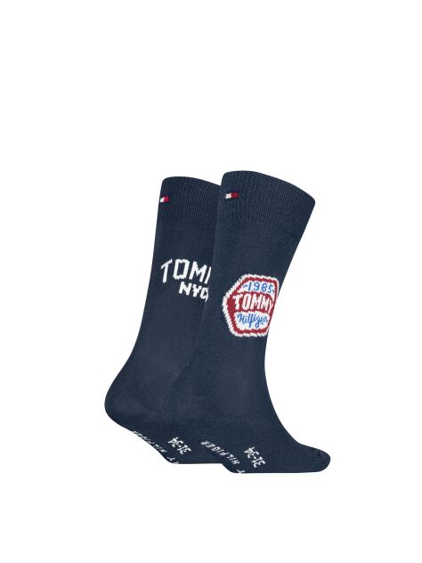 Blue Tommy Hilfiger Kids' Classic Socks 2 Pack  Kids Unisex