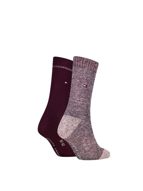 Red Tommy Hilfiger Women's Classic Socks 1 Pack  Women