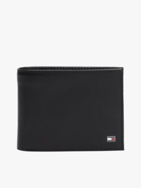 Black Mesh Flap Wallet  Men