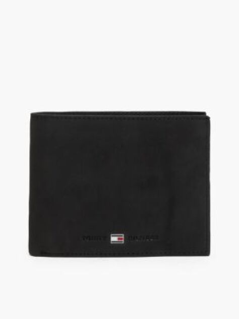 Negru Portofel Din Piele Trifold  Barbati