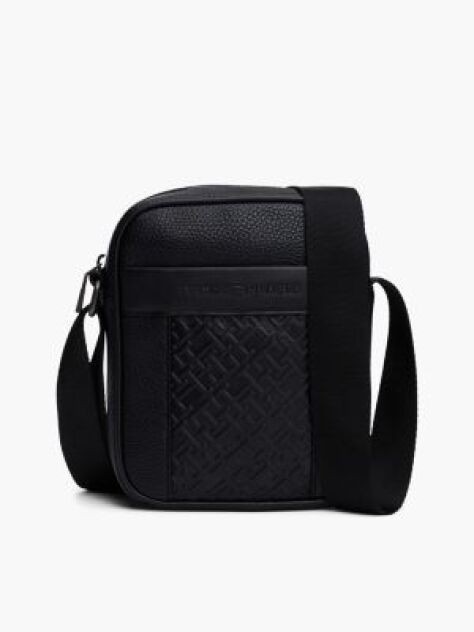 Black TH Monogram Reporter Bag  Men