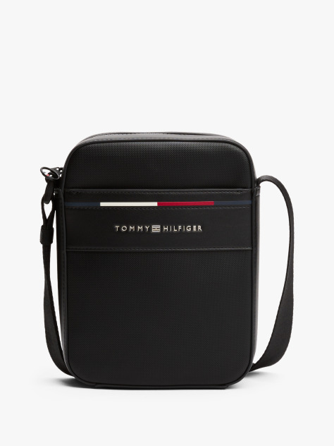 Negru Geanta Reporter Crossbody Semnatura  Barbati