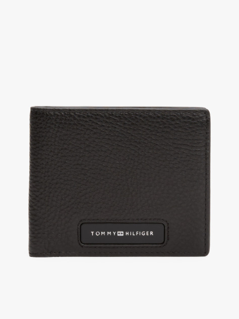Negru Portofel Din Piele Bifold Corporativ  Barbati