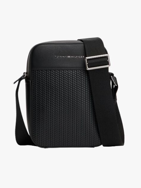 Negru TH Mini Reporter Impletit  Barbati