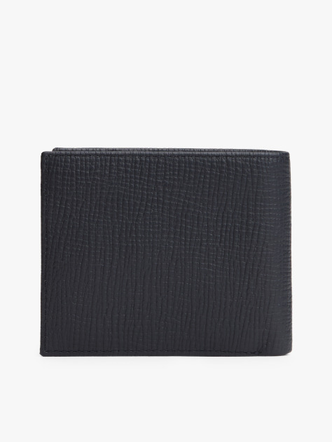 Blue Portofel Bifold Din Piele Cu Logo Hilfiger Flag  Barbati