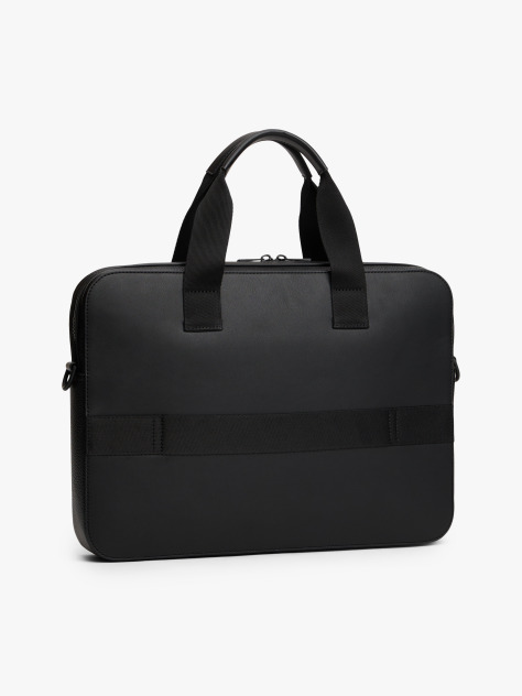 Black TH Monogram Laptop Bag  Men