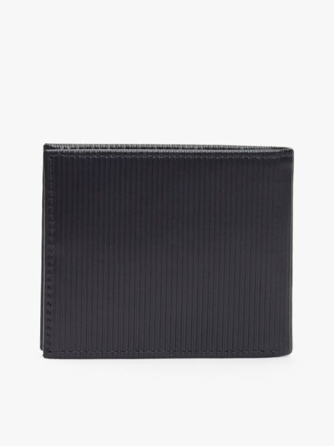 Blue Portofel Din Piele Cu Doua Compartimente Si Logo Hilfiger  Barbati