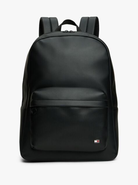 Negru Hilfiger Flag Rucsac Cu Buzunar Ribbed  Barbati