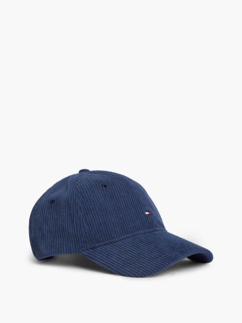 Blue Hilfiger Flag Corduroy Baseball Cap  Men