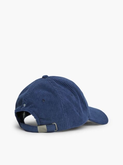 Blue Hilfiger Flag Corduroy Baseball Cap  Men