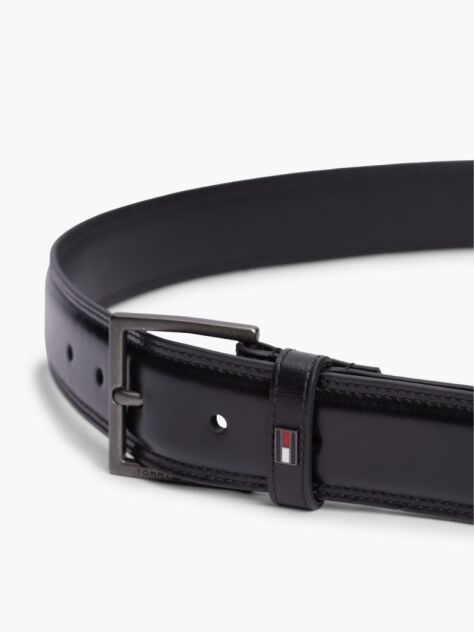 Negru Curea TH Business Din Piele  Barbati