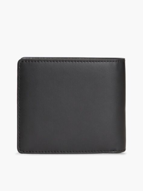 Negru Portofel Din Piele Bifold  Barbati