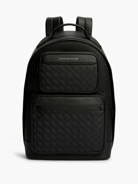 Negru Rucsac Modern Dome Cu Texturi  Barbati