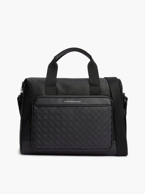 Negru Geanta De Laptop Modern Cu Steag  Barbati