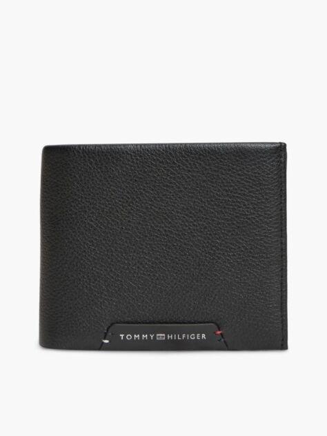 Negru Corporate Portofel Din Piele Bifold Pentru Carduri Si Monede  Barbati