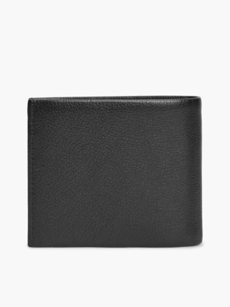 Negru Corporate Portofel Din Piele Bifold Pentru Carduri Si Monede  Barbati