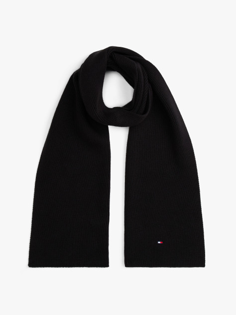 Negru Esarfa Kids’ Rib-Knit  Copii unisex
