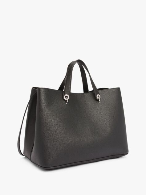 Negru Geanta Satchel Chic Monogram   Femei