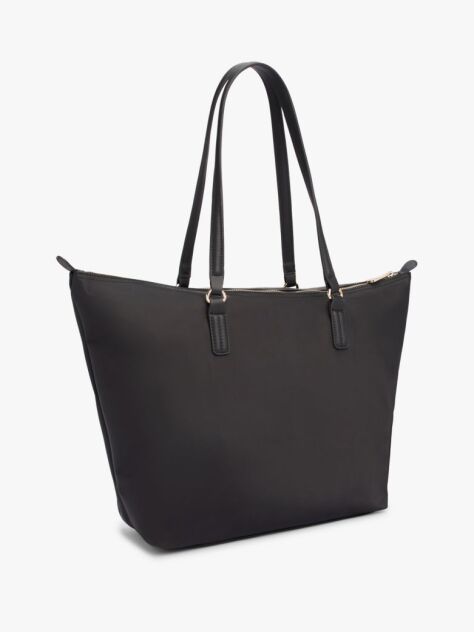 Negru Geanta Tote Cu Placa TH Monogram  Femei