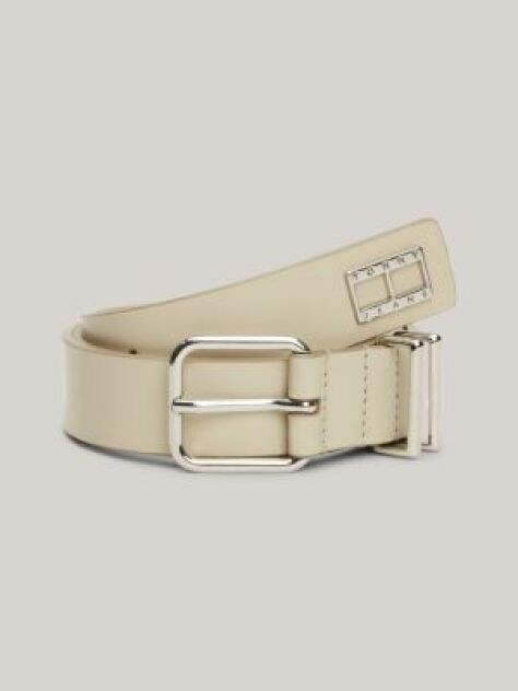 White Heritage Double Keeper Leather Belt  Women