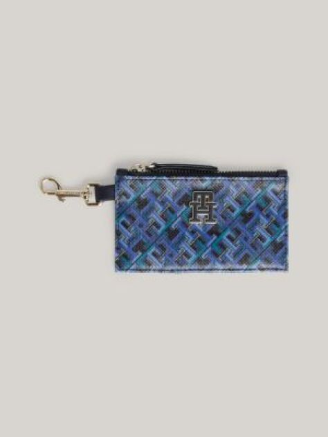 Multi TH Monogram Clip-On Credit Card Holder  Women